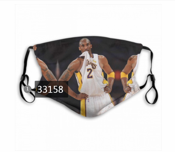 2021 NBA Los Angeles Lakers 24 kobe bryant 33158 Dust mask with filter